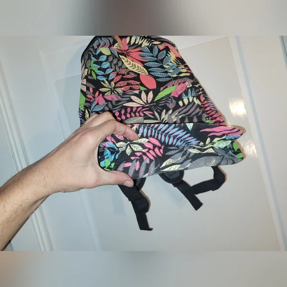 Neon leafs backpack - Picture 4 of 7